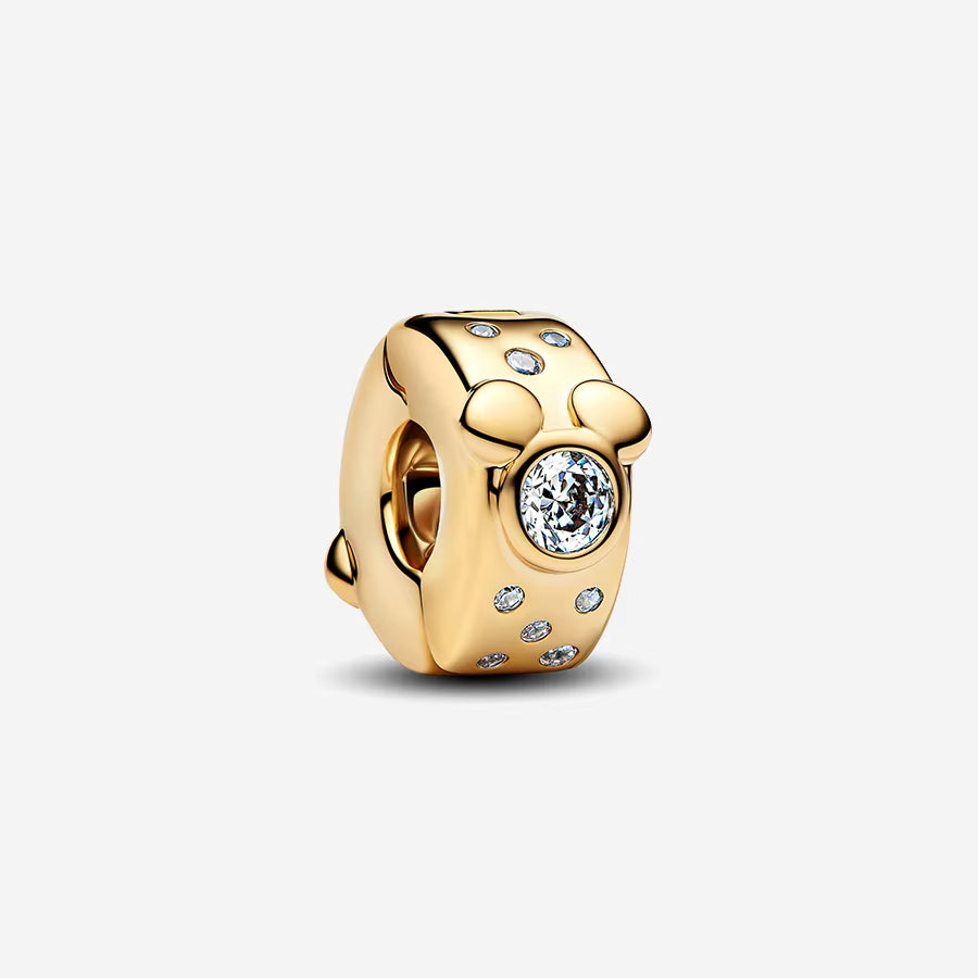 2026 New Disney Chameleon Minnie Love Heart Magic Hat Mickey Frosted Hollow Skull Flying Elephant Beads DIY Charm Jewelry