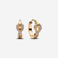 Golden Infinity Earrings