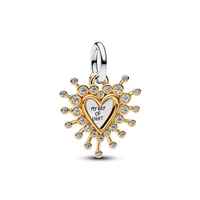 Golden Heart Charm