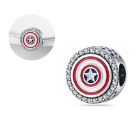 Hero Shield Spacer Charm