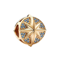 Golden Cosmic Star Charm