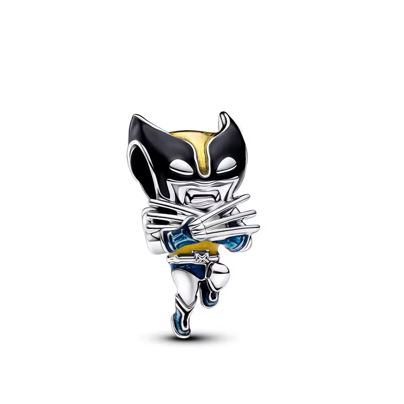 Disney  Series Hanging Spiderman Charms Beads Fit 3Mm Original Bracelet Women 925 Silver Pendant Bead DIY Jewelry Gift Hot