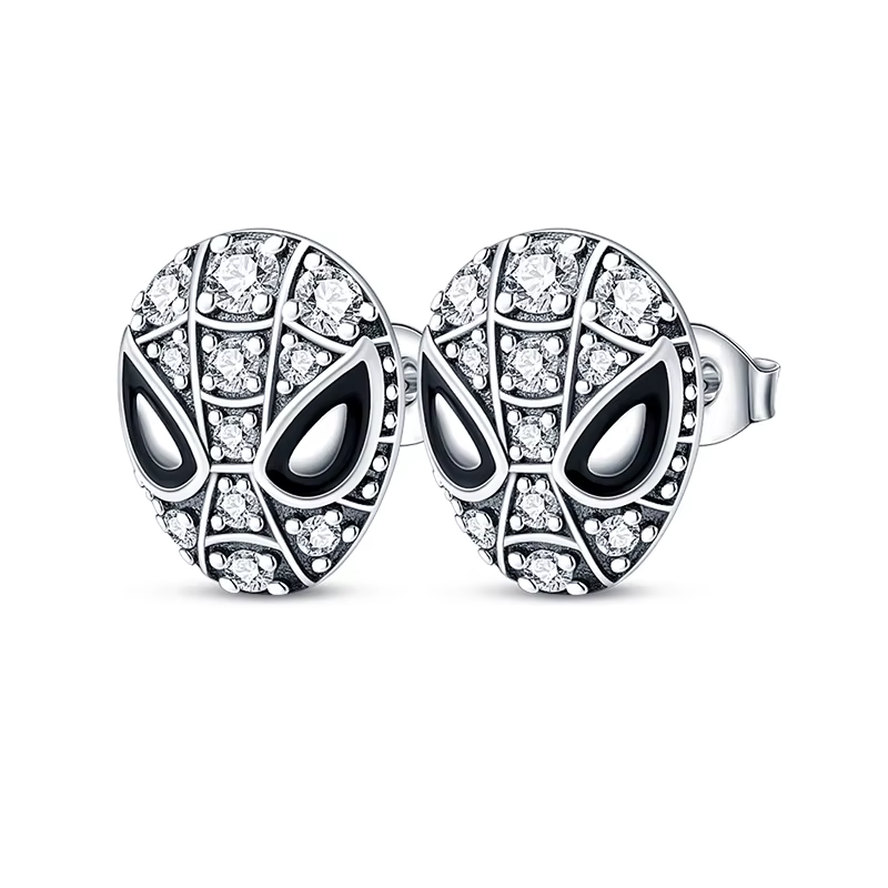 Disney  Series Hanging Spiderman Charms Beads Fit 3Mm Original Bracelet Women 925 Silver Pendant Bead DIY Jewelry Gift Hot