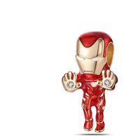 Red Armor Hero Charm