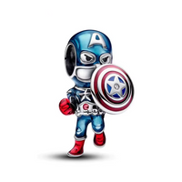 Shield Captain Emblem Charm