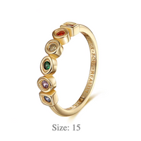 Infinity Gemstone Ring 15