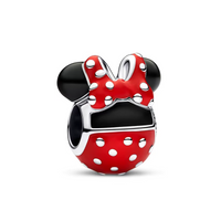 Pink Bow Spacer Charm