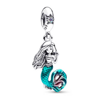 Blue Ocean Mermaid Charm