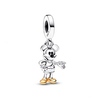 Golden Shoes Mouse Charm