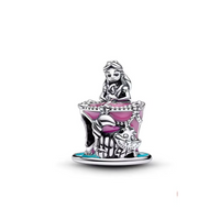 Pink Wonderland Cup Charm