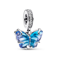 Blue Butterfly Charm