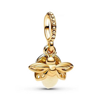 Golden Firefly Charm