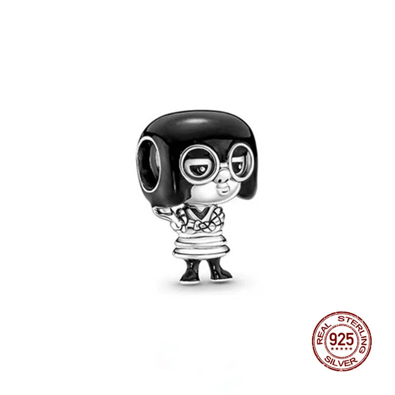 Hot Sale Charms 925 Silver  Princess Series Charms Beads Fit 3Mm Original Bracelet Necklace Women DIY Fine Jewelry Gifts