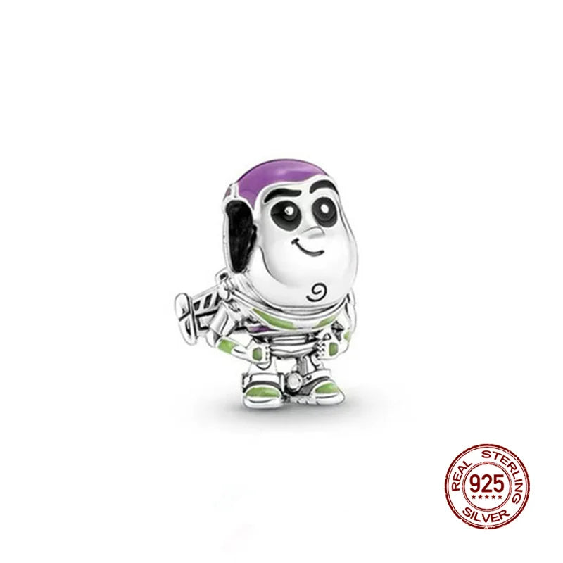 Hot Sale Charms 925 Silver  Princess Series Charms Beads Fit 3Mm Original Bracelet Necklace Women DIY Fine Jewelry Gifts