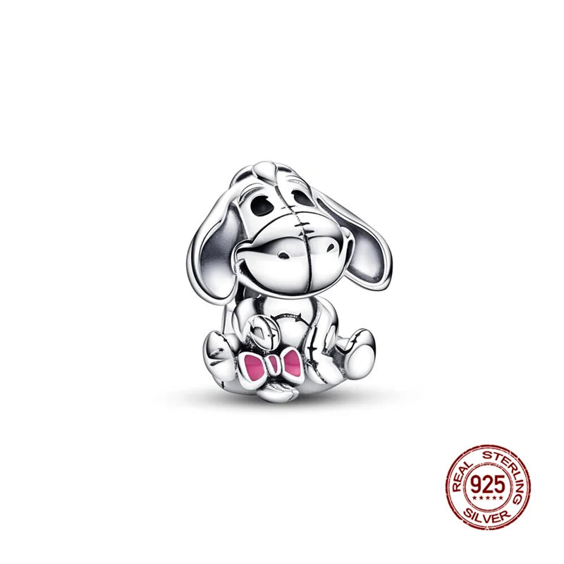 Hot Sale Charms 925 Silver  Princess Series Charms Beads Fit 3Mm Original Bracelet Necklace Women DIY Fine Jewelry Gifts